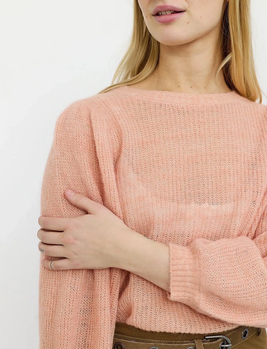 Soft Rebels - SRTrish knit - kampsunid - cafe crÉme - 4