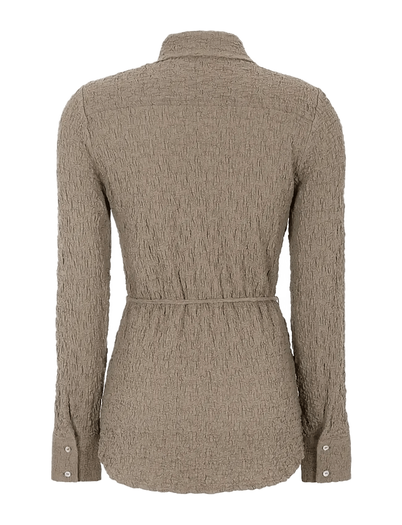 Soft Rebels - SRBallina shirt - langærmede skjorter - greige - 2