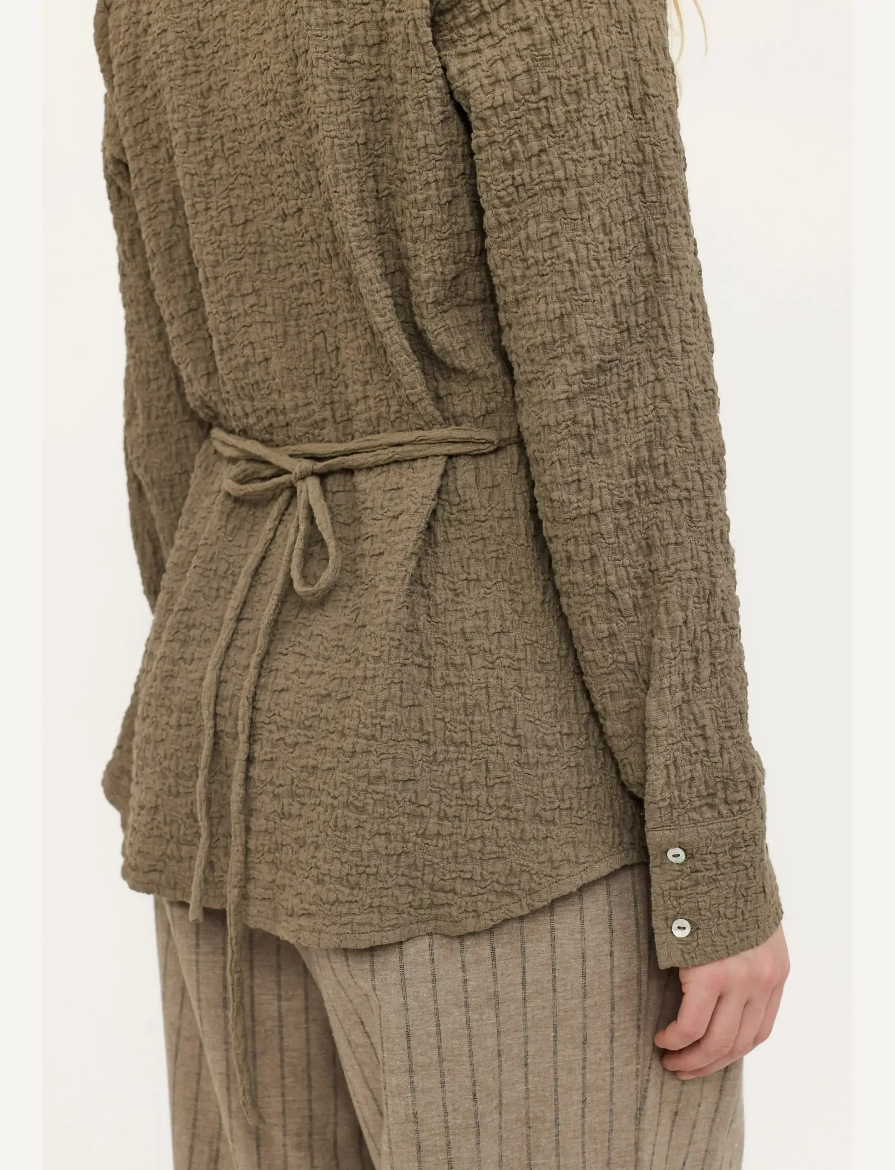 Soft Rebels - SRBallina shirt - langärmlige hemden - greige - 4