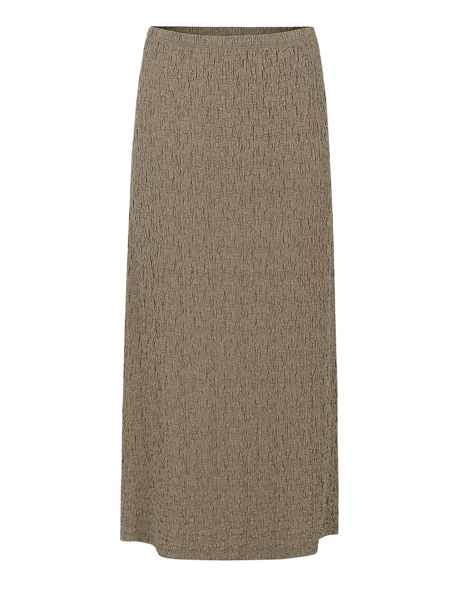 Soft Rebels - SRBallina Midi Skirt - prjónapils - greige - 1