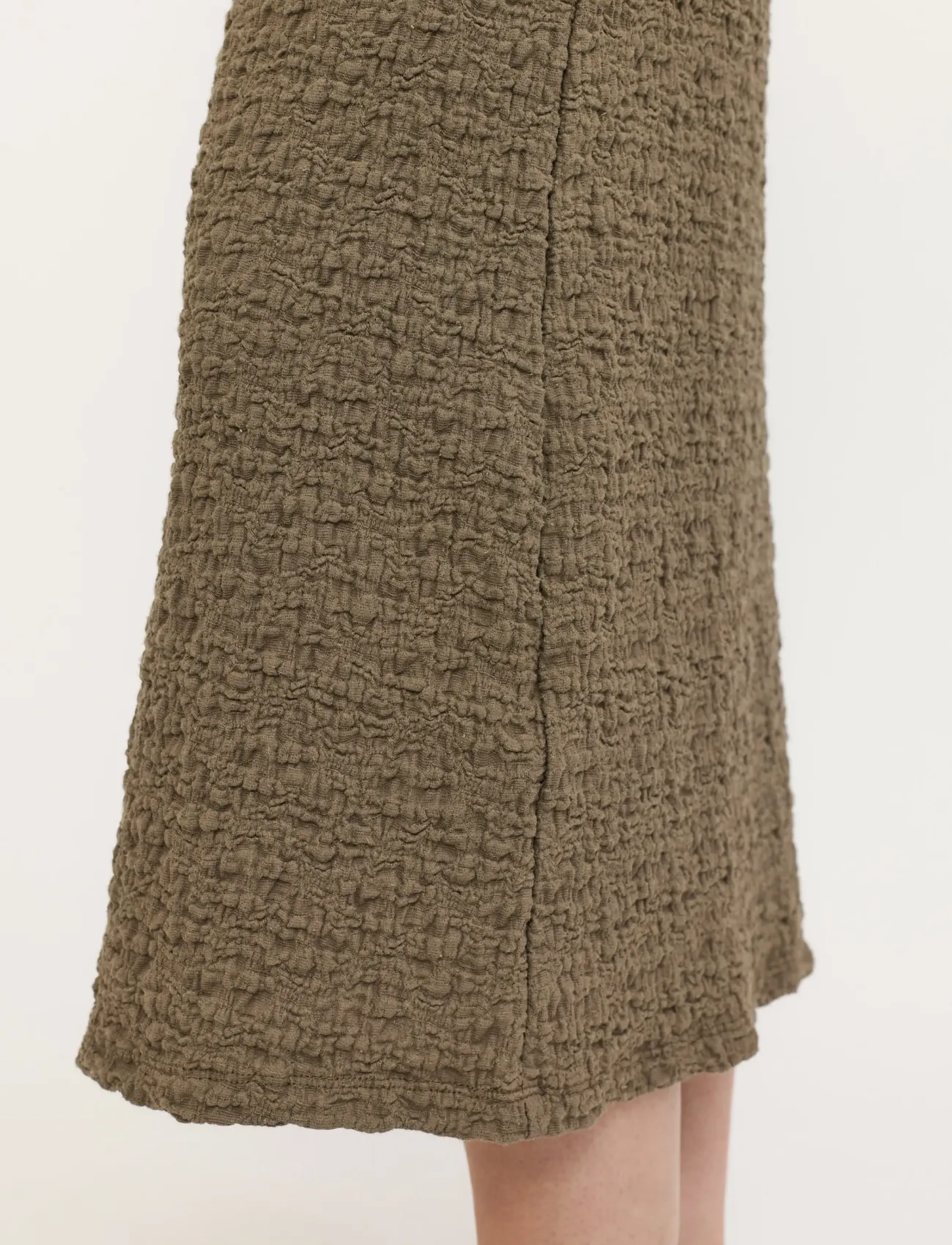 Soft Rebels - SRBallina Midi Skirt - strickröcke - greige - 4