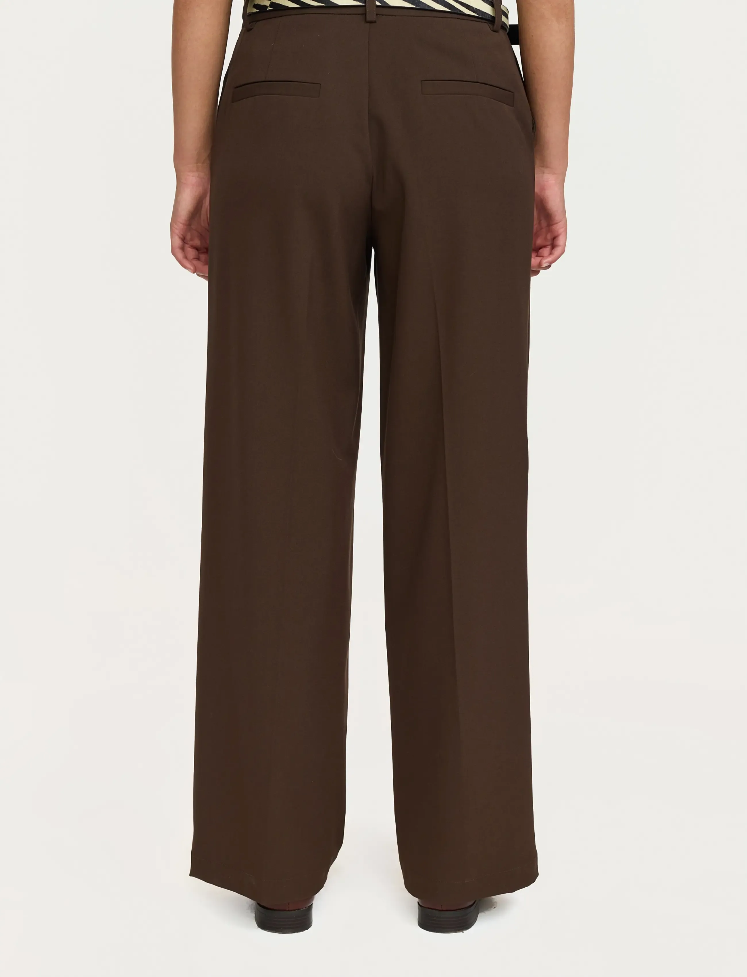 Soft Rebels - SRVilja Pant - GRS - wide leg trousers - 383 demitasse - 3