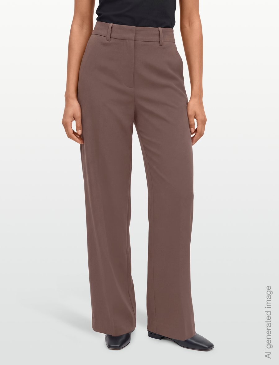Soft Rebels - SRVilja Pant - GRS - laia säärega püksid - 383 demitasse - 3