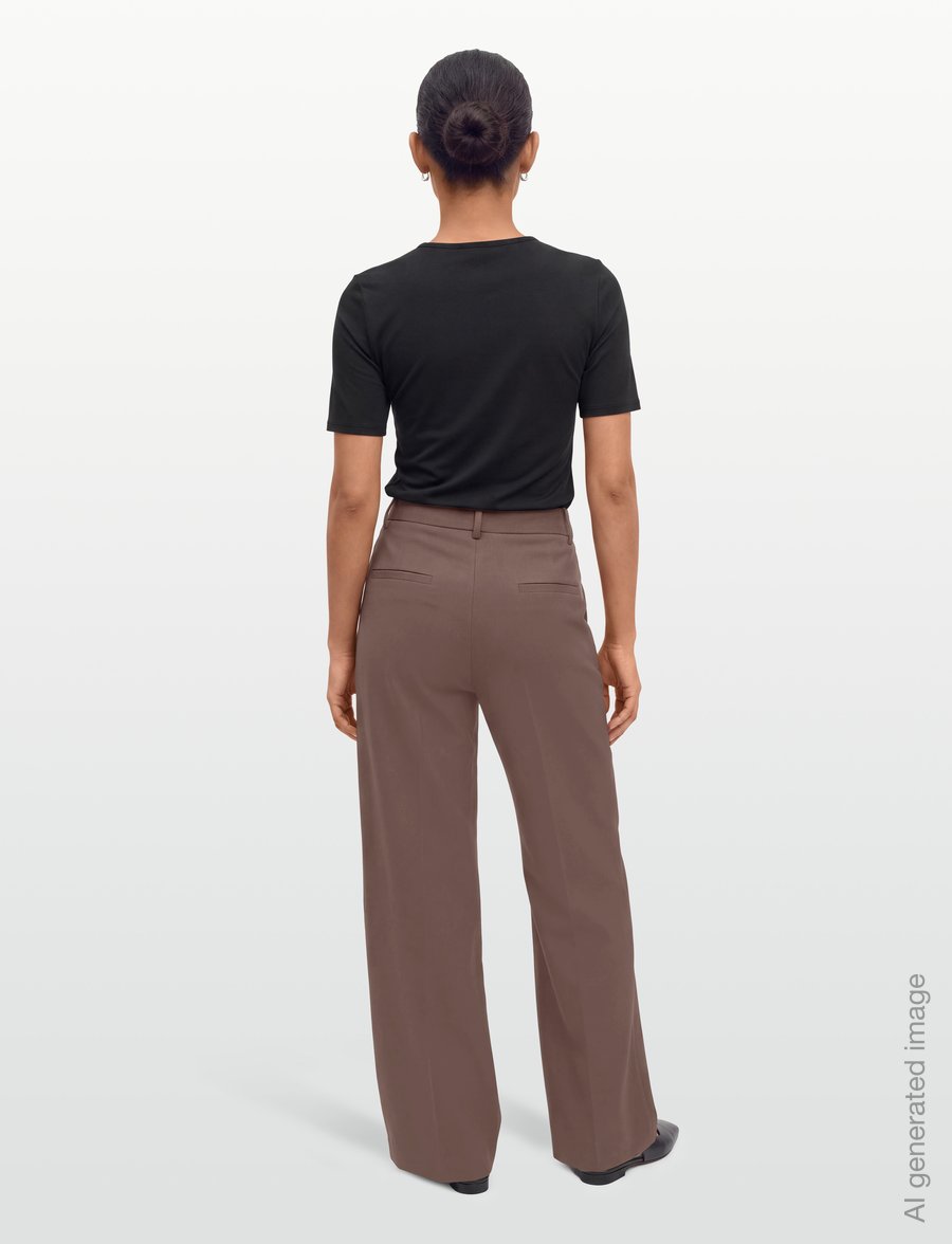 Soft Rebels - SRVilja Pant - GRS - laia säärega püksid - 383 demitasse - 4
