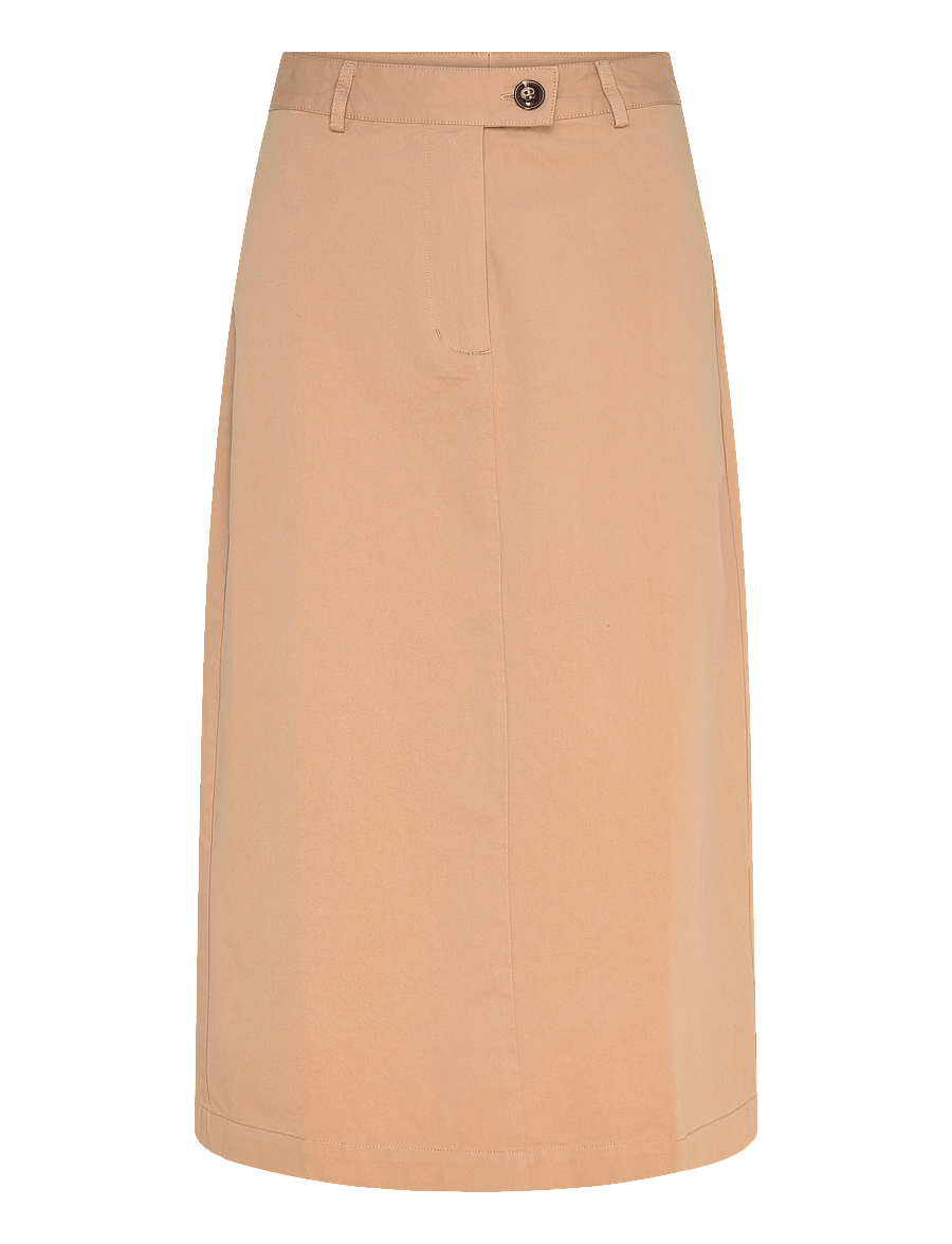 Soft Rebels - SRVesny Midi Skirt - midi-röcke - travertine - 1