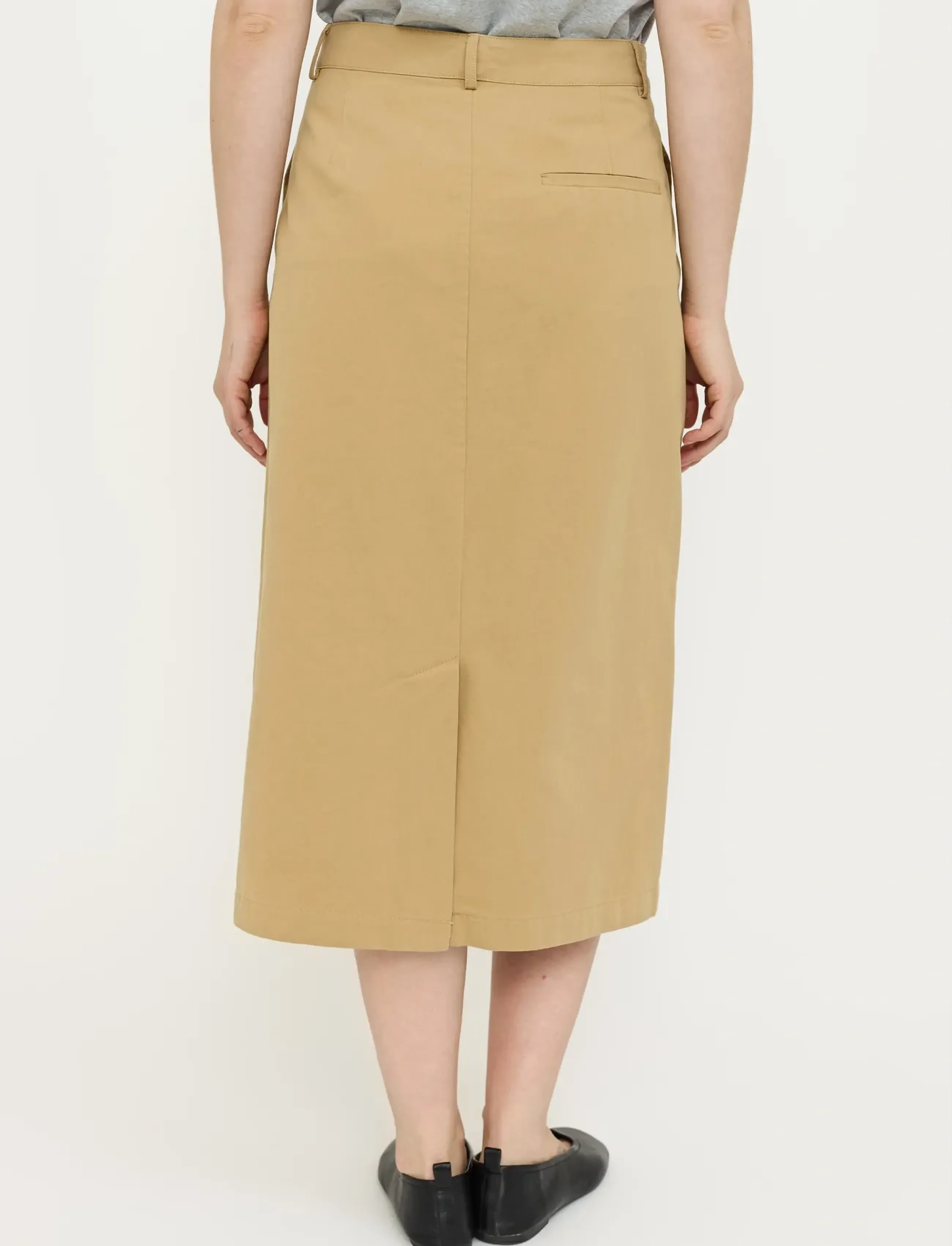 Soft Rebels - SRVesny Midi Skirt - midiskjørt - travertine - 3