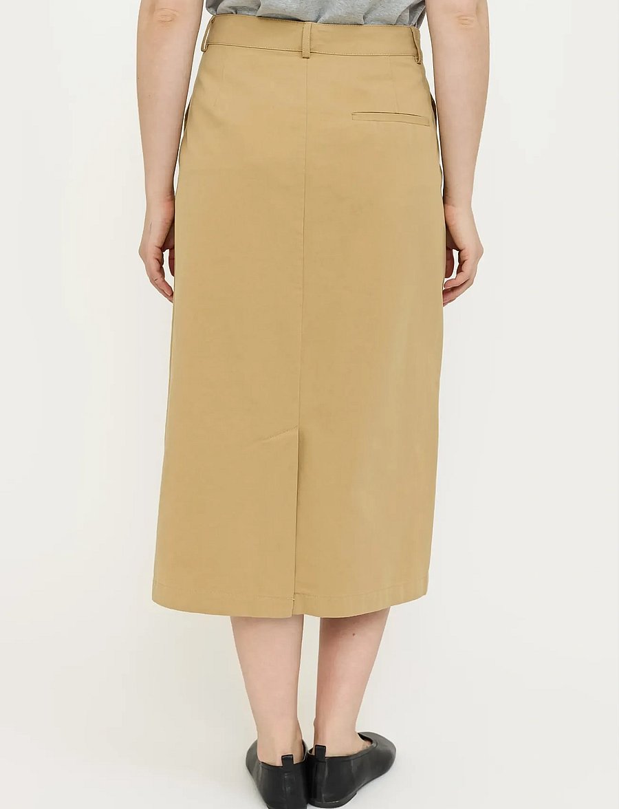 Soft Rebels - SRVesny Midi Skirt - midi-röcke - travertine - 3