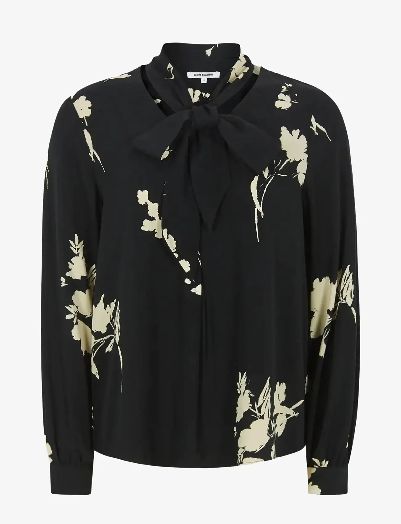 Soft Rebels - SRMelinda Blouse - langärmlige blusen - 304 silent flower print - 1
