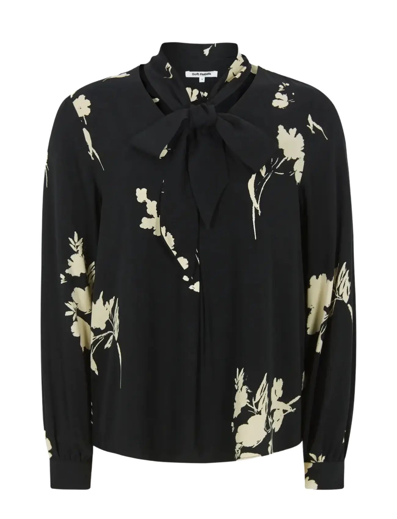 Soft Rebels SRMelinda Blouse - Bluser & Skjorter - 304 SILENT FLOWER PRINT / black