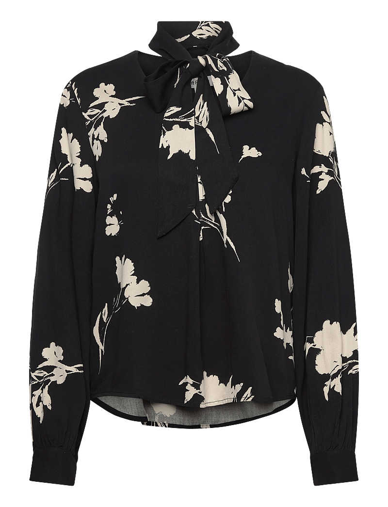 Soft Rebels - SRMelinda Blouse - long sleeved blouses - 304 silent flower print - 1