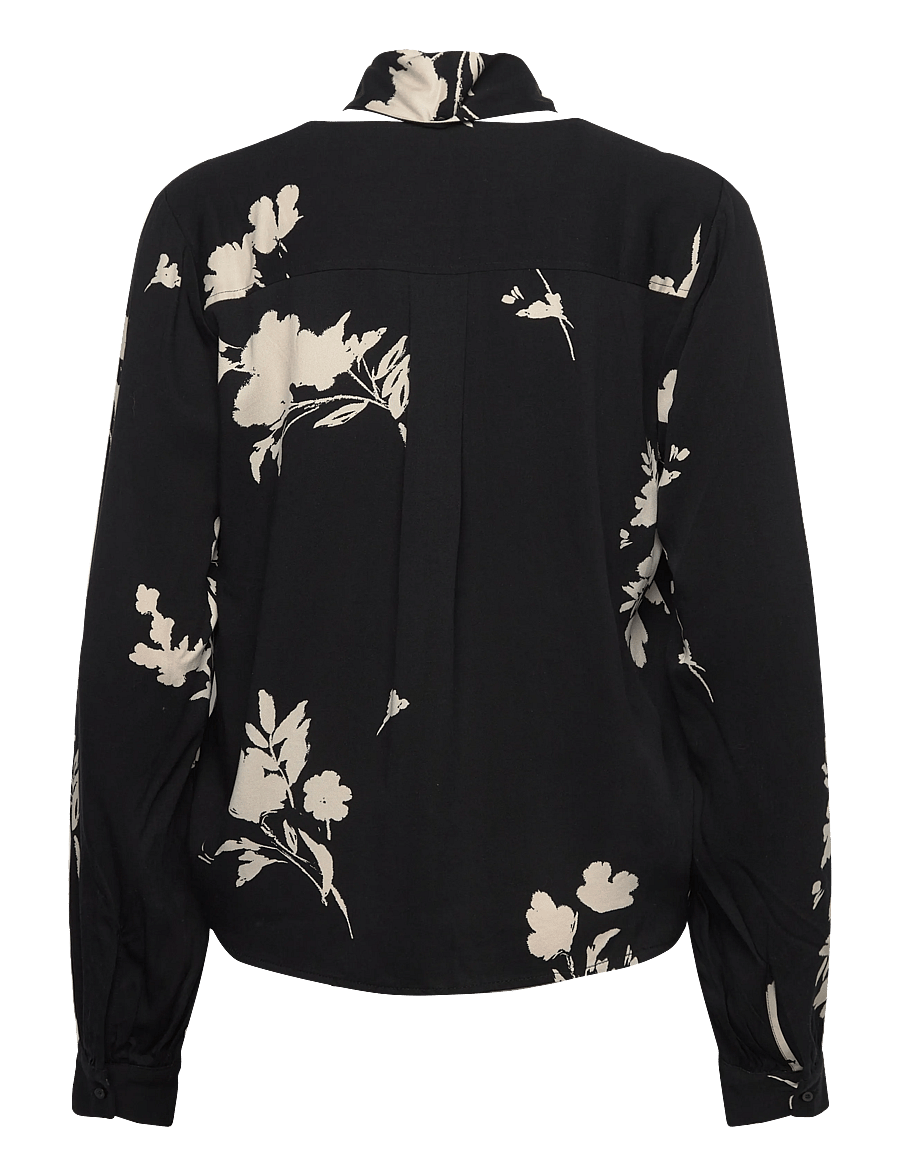 Soft Rebels - SRMelinda Blouse - långärmade blusar - 304 silent flower print - 2