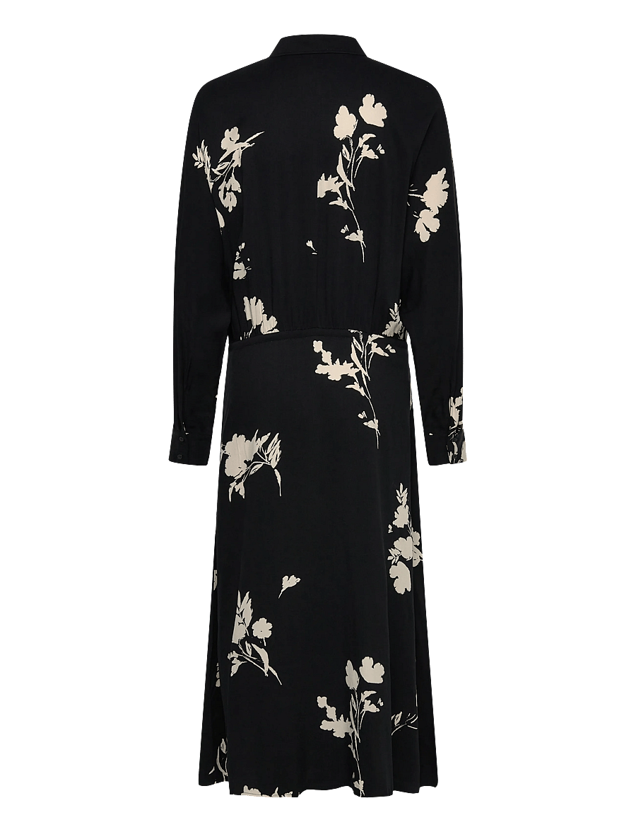 Soft Rebels - SRMelinda Midi Dress - shirt dresses - silent flower print - 2
