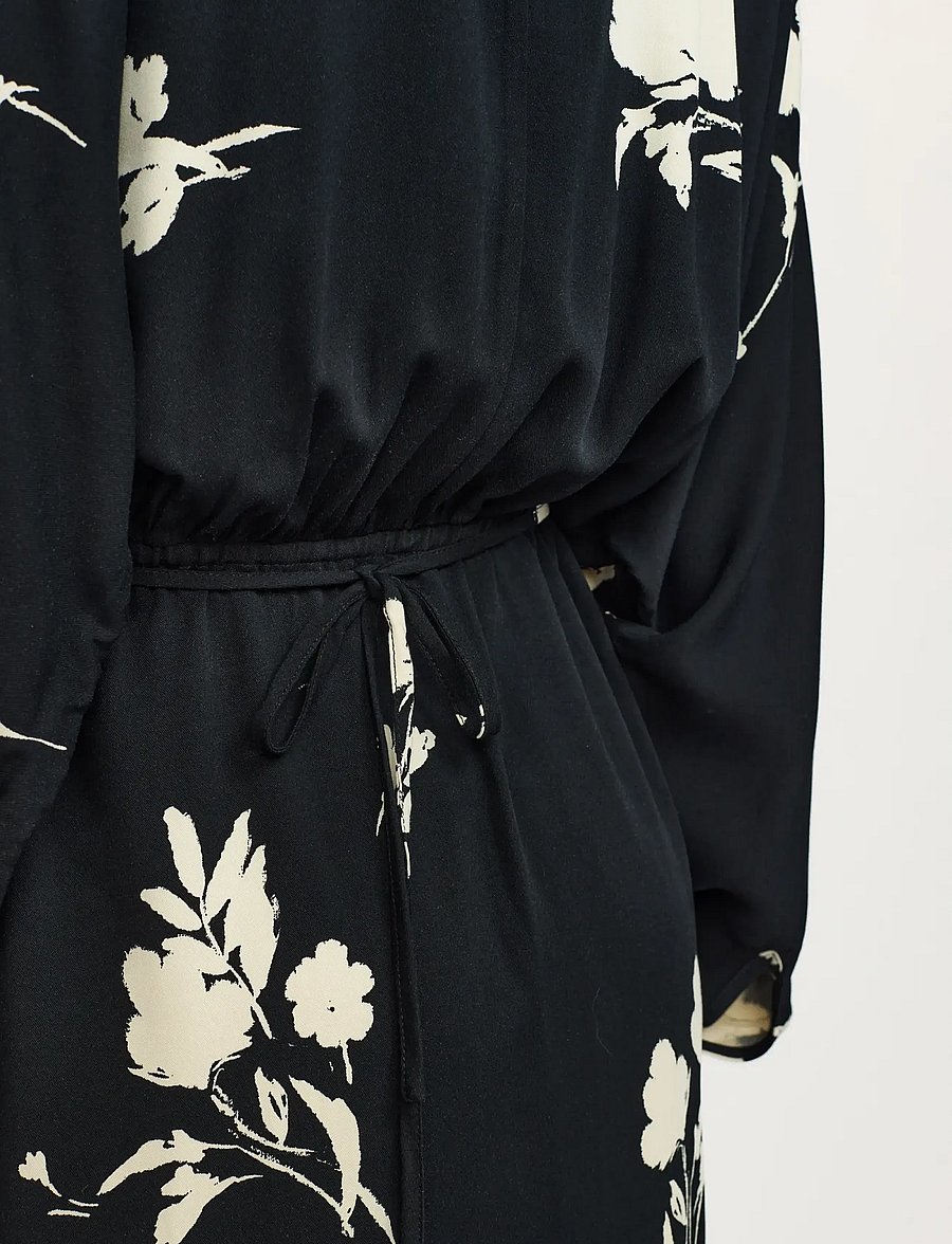 Soft Rebels - SRMelinda Midi Dress - shirt dresses - silent flower print - 4