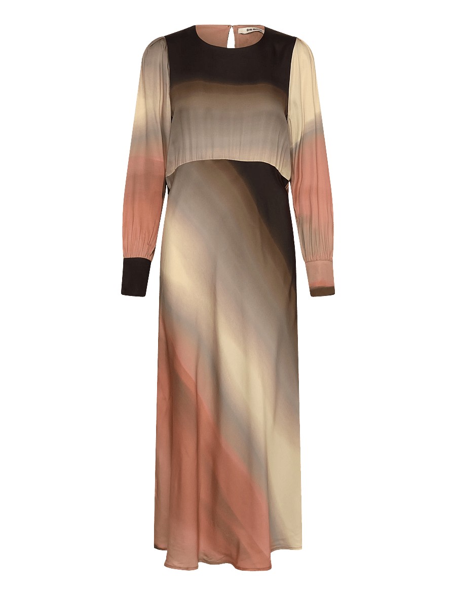 Soft Rebels - SRCassandra Midi Dress - midi kjoler - sunrise print - 1