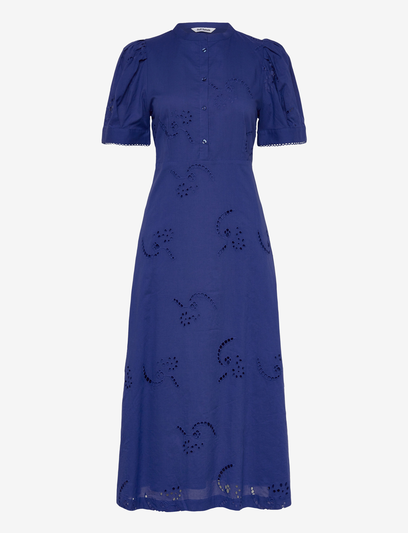 Soft Rebels - SRKyllie Midi Dress - sommerkjoler - deep ultramarine - 0