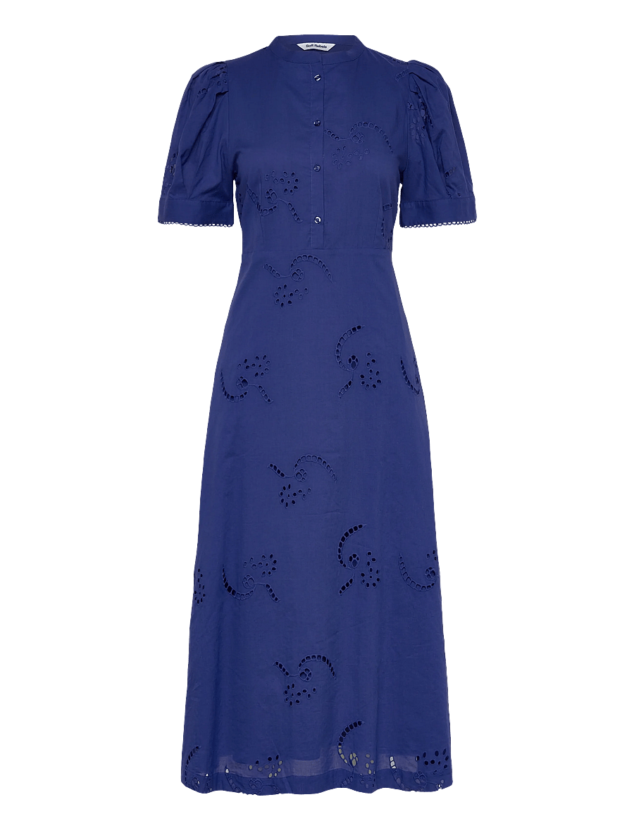 Soft Rebels - SRKyllie Midi Dress - summer dresses - deep ultramarine - 1