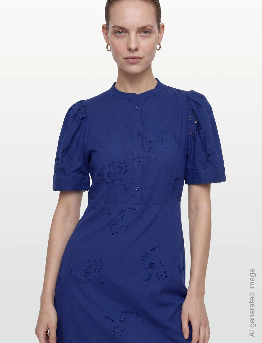 Soft Rebels - SRKyllie Midi Dress - summer dresses - deep ultramarine - 3