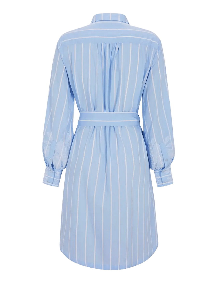 Soft Rebels - SRKiri Dress - skjortklänningar - 305 windsurfer/snow white stripe - 2