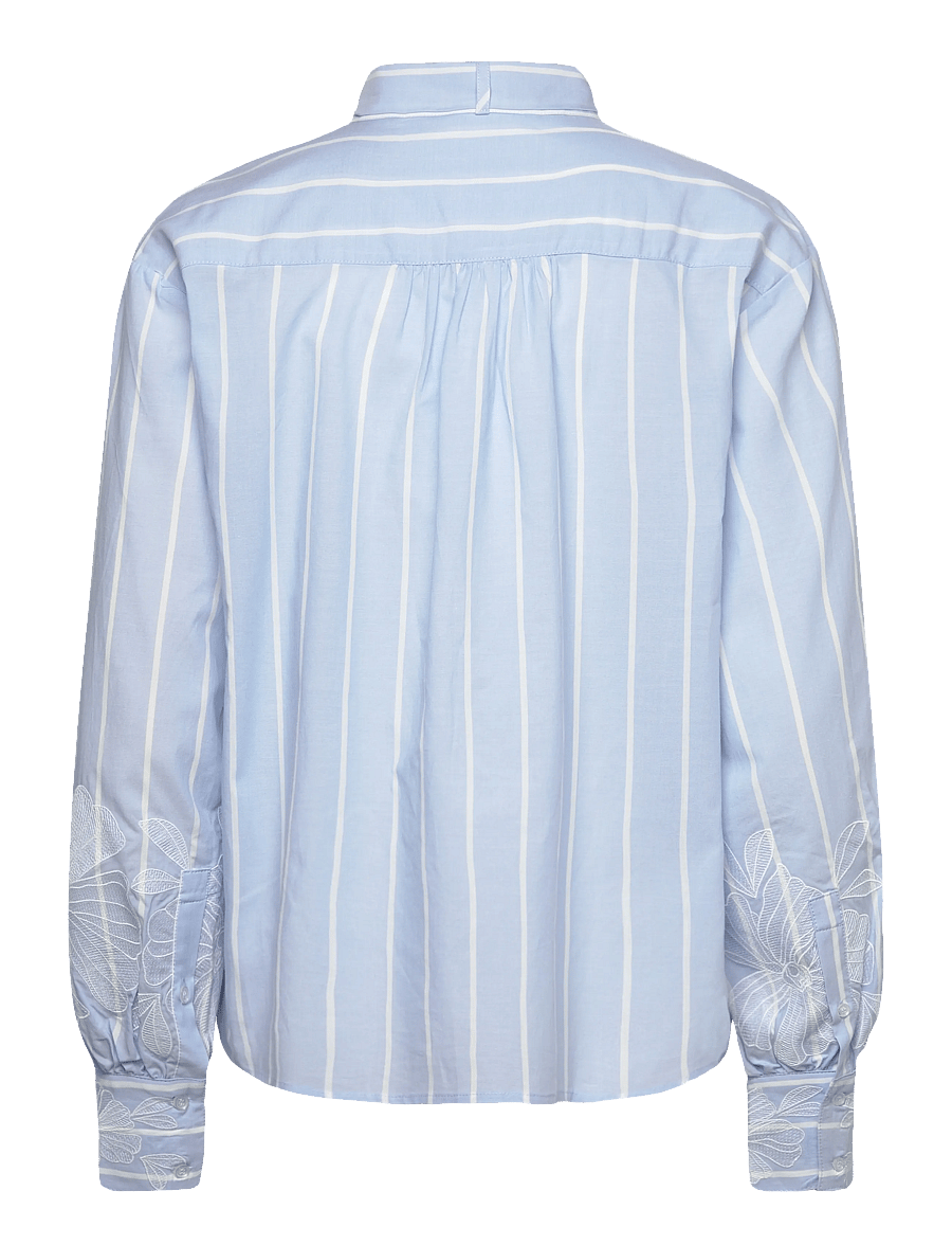 Soft Rebels - SRKiri Shirt - langärmelige blusen - 305 windsurfer/snow white stripe - 2