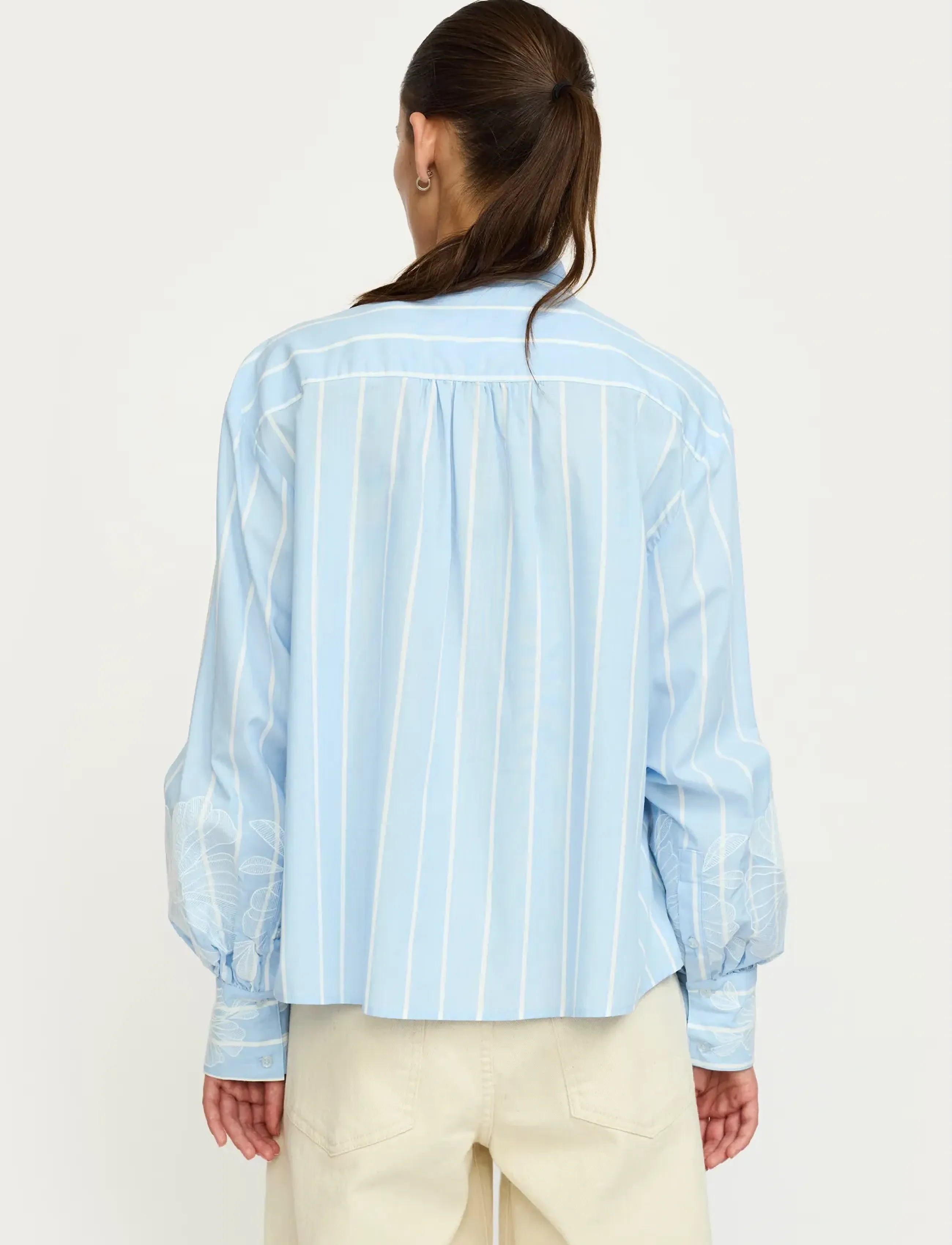 Soft Rebels - SRKiri Shirt - blūzes ar garām piedurknēm - 305 windsurfer/snow white stripe - 3