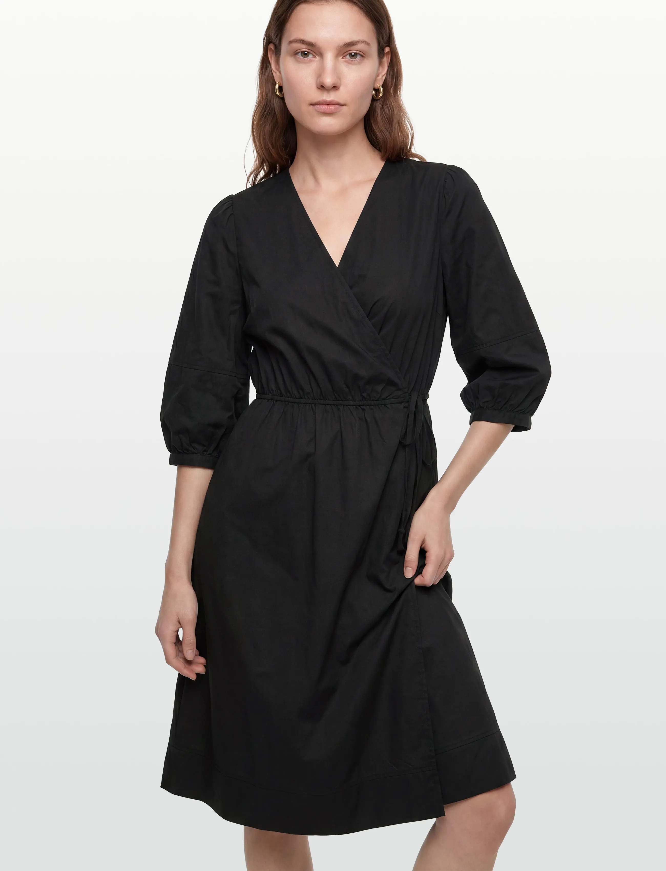 Soft Rebels - SRMarlee Midi Dress - wrap dresses - black - 3