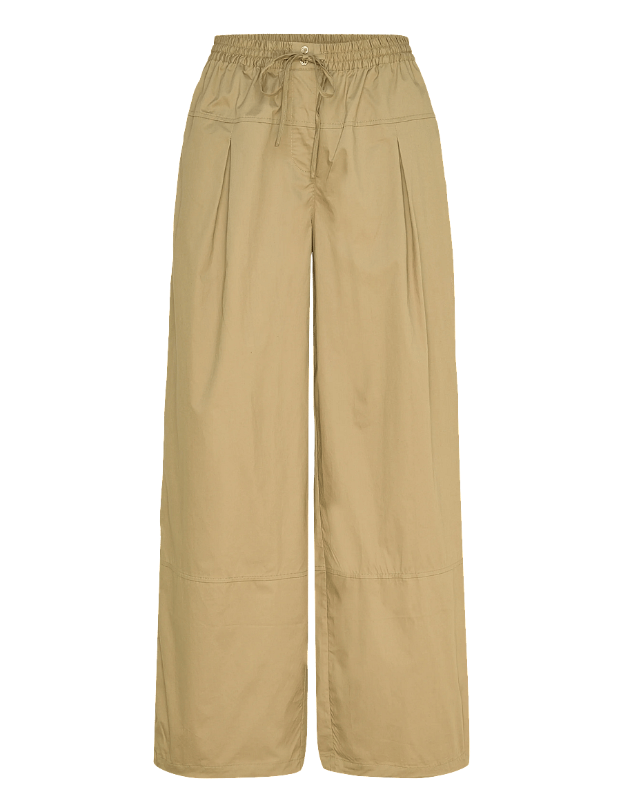 Soft Rebels - SRMarlee Pant - leveälahkeiset housut - dried herb - 1