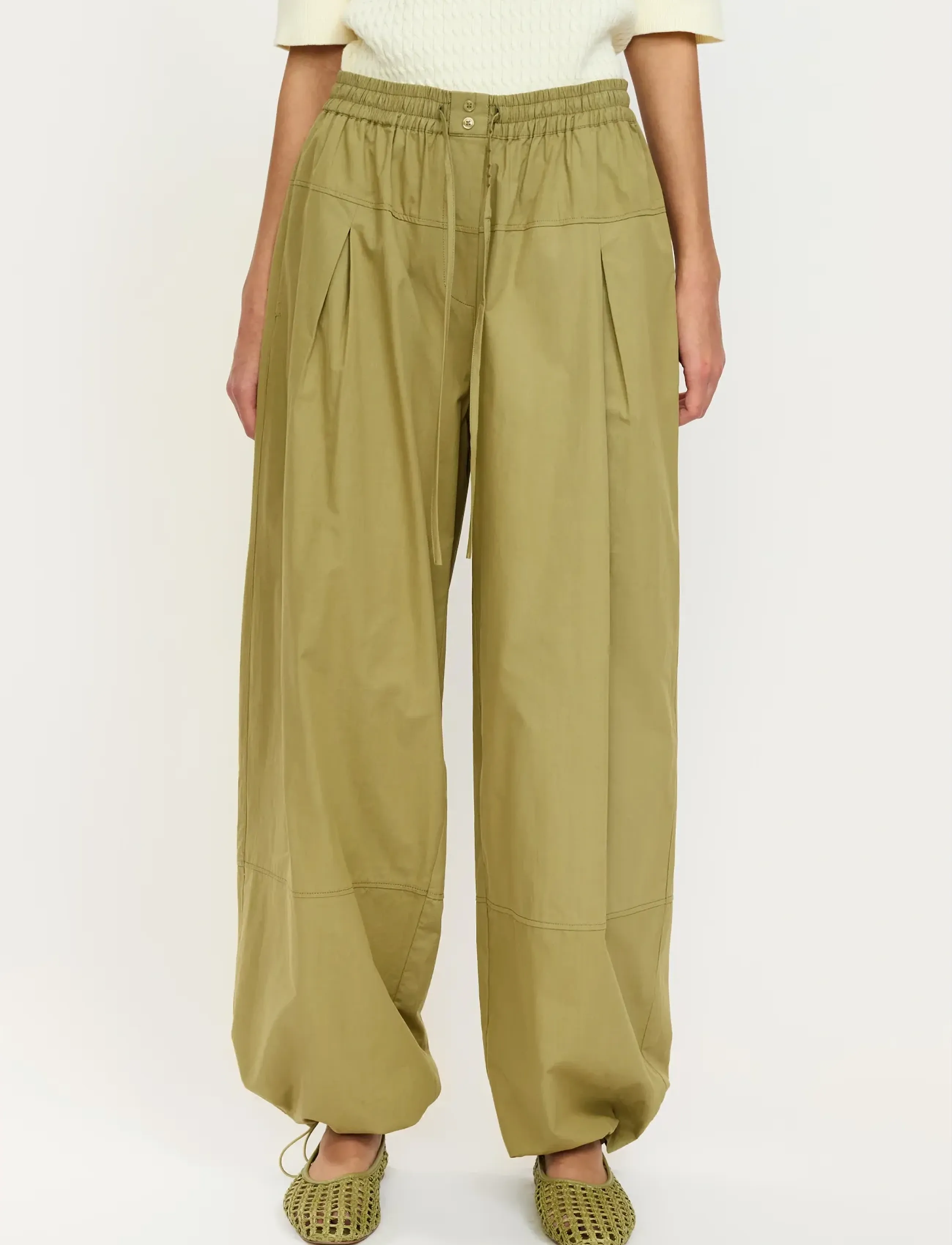 Soft Rebels - SRMarlee Pant - vida byxor - dried herb - 3