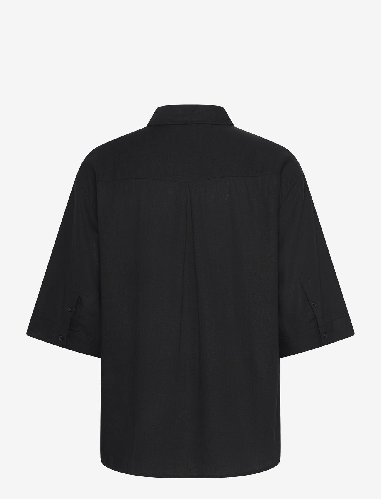 Soft Rebels - SRYindi Shirt - kortærmede skjorter - 001 black - 2