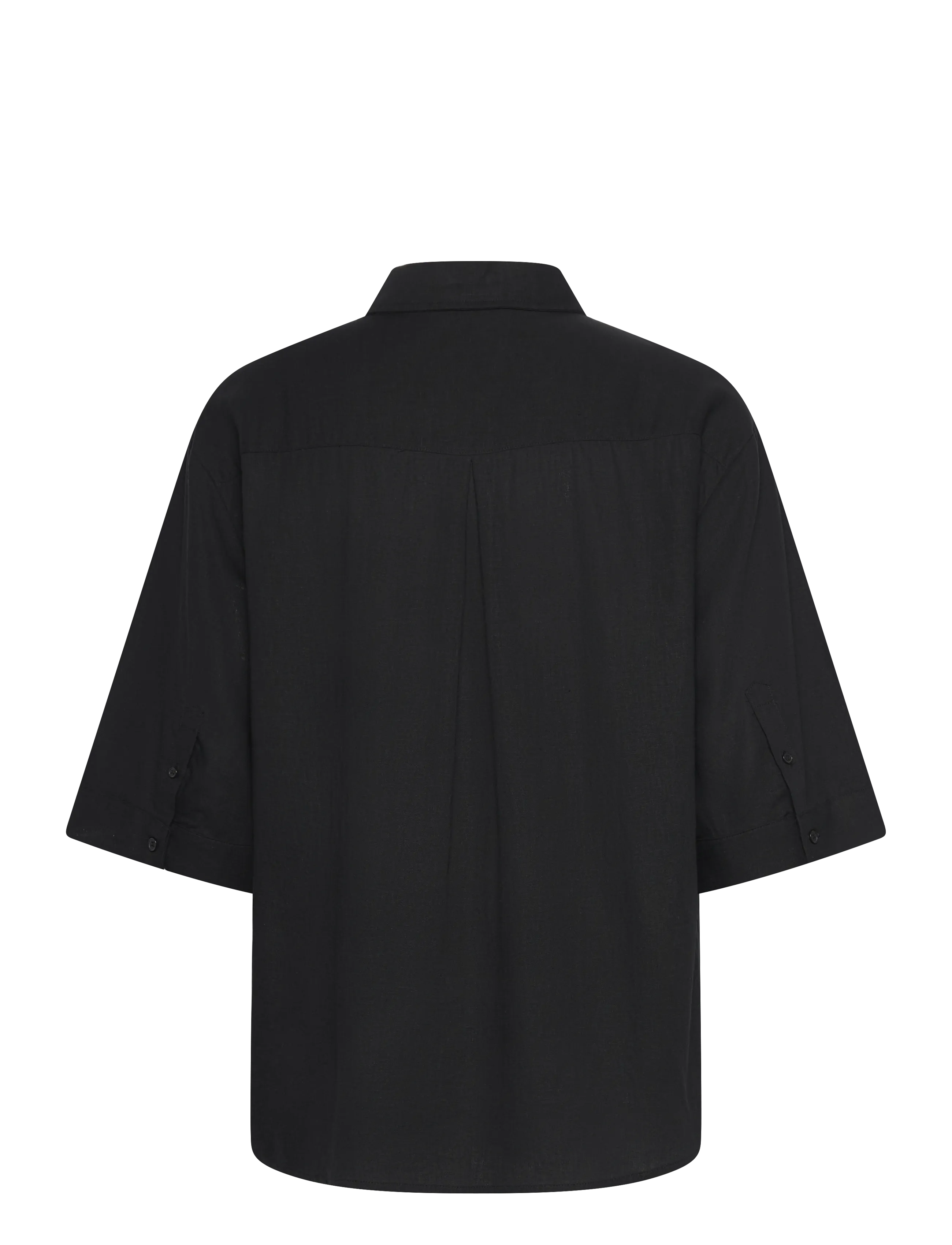 Soft Rebels - SRYindi Shirt - kortärmade skjortor - 001 black - 2