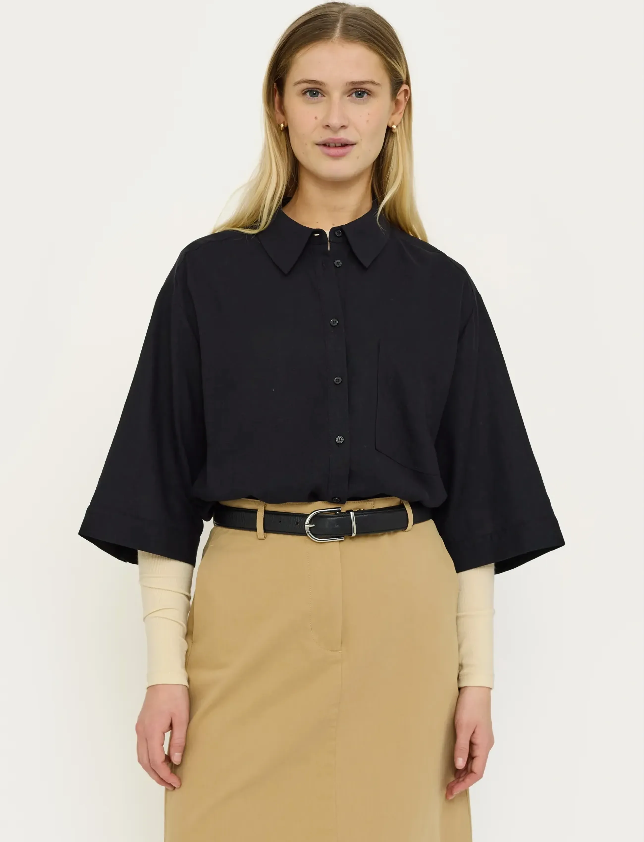 Soft Rebels SRYindi Shirt - Hemden - 001 BLACK / black