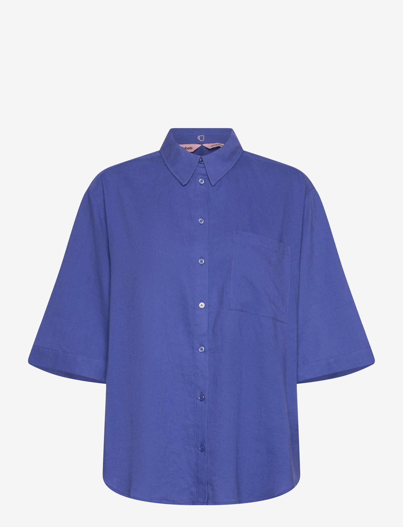 Soft Rebels - SRYindi Shirt - kortærmede skjorter - 189 deep ultramarine - 1