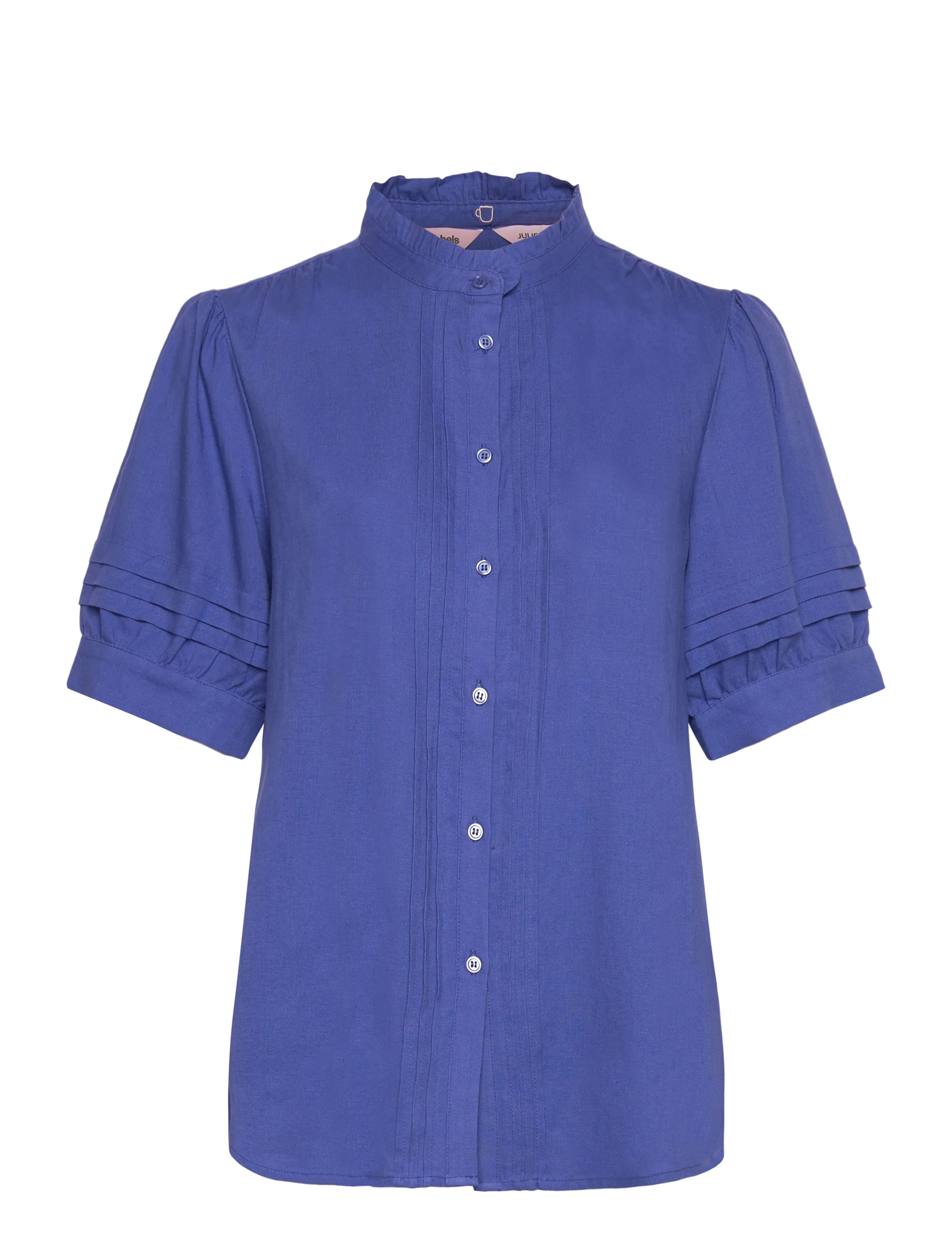 SRYindi Frill Shirt - 189 DEEP ULTRAMARINE