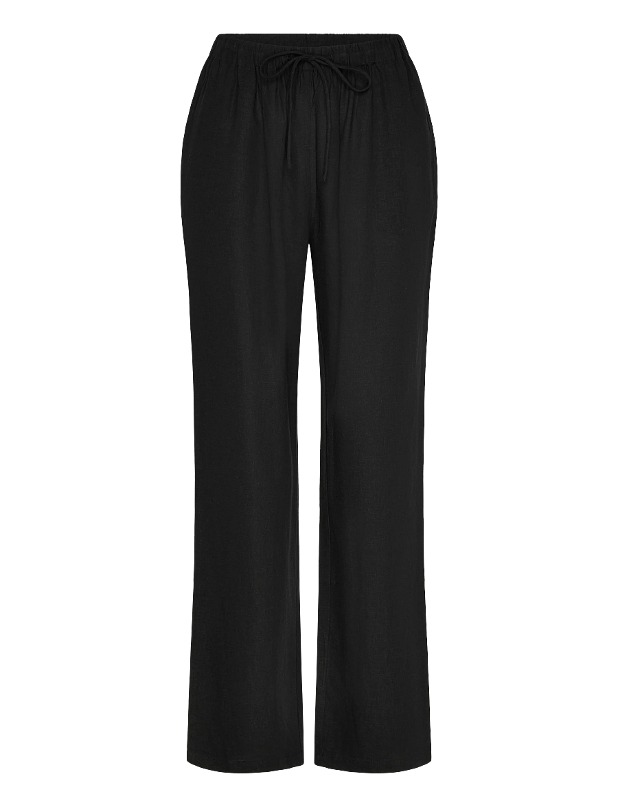 Soft Rebels - SRYindi Pant - hose mit geradem bein - black - 1