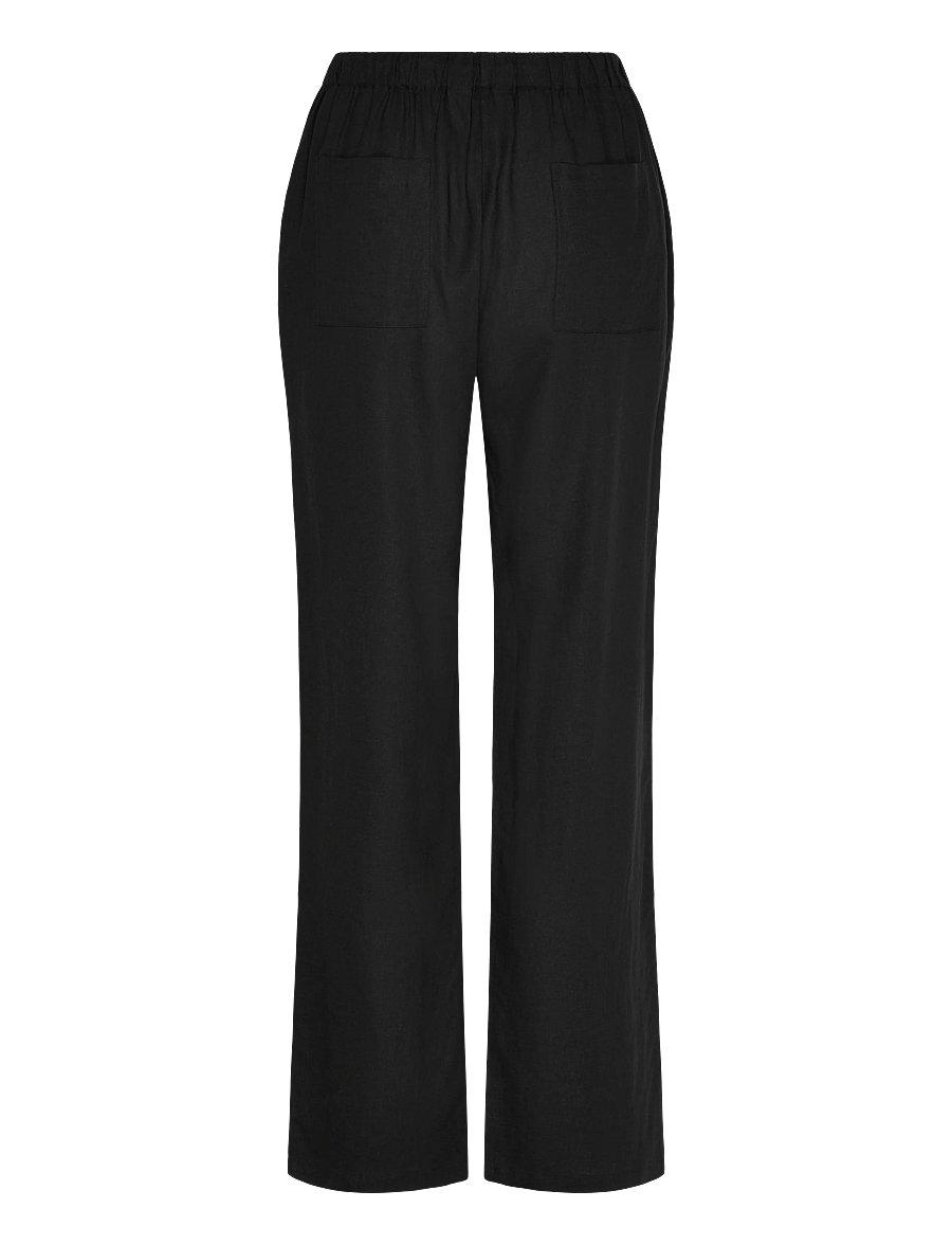 Soft Rebels - SRYindi Pant - hose mit geradem bein - black - 2