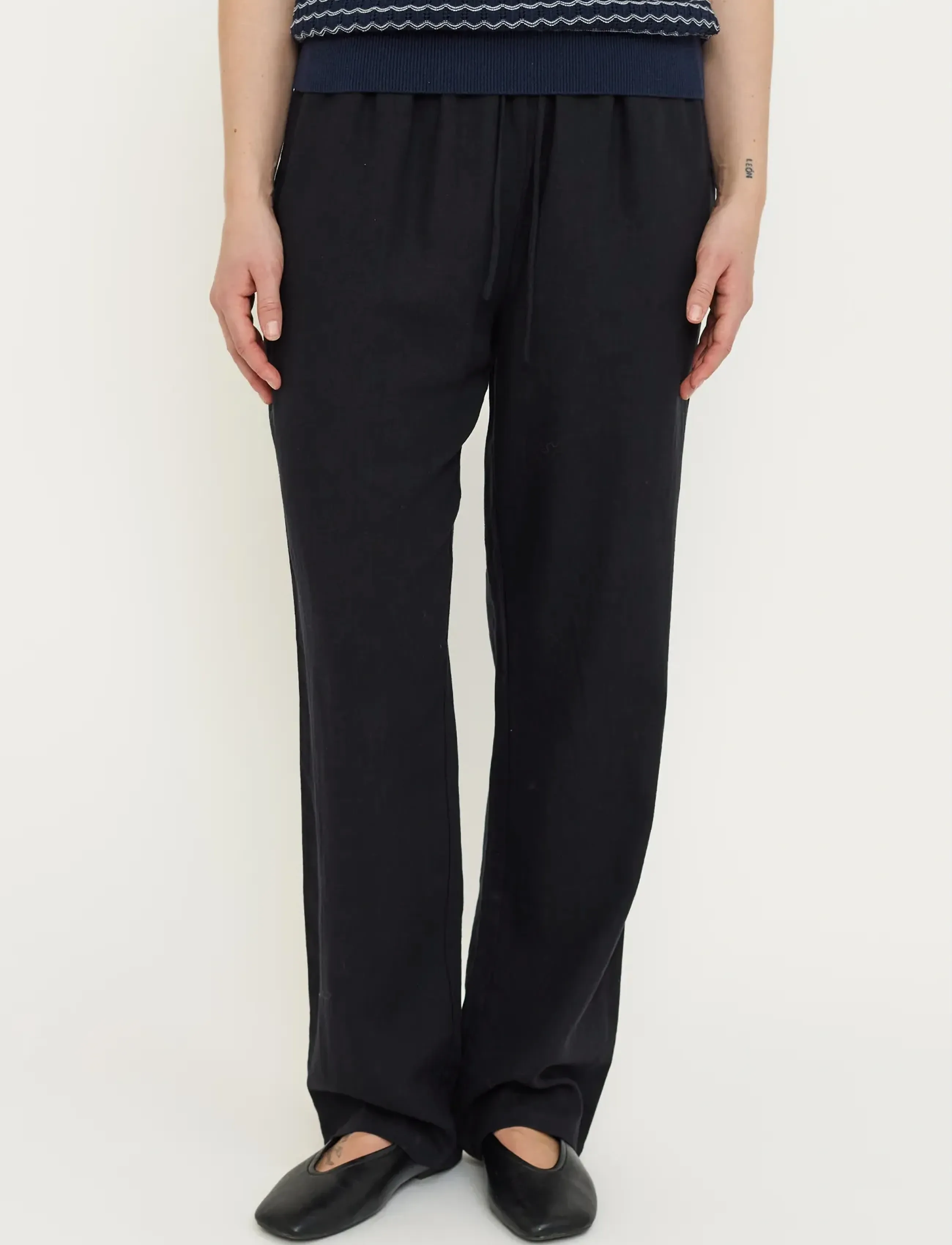 Soft Rebels Sryindi Pant, M, Black, Bukser > Lige Ben, Dame