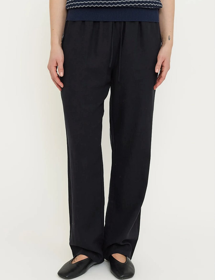Soft Rebels - SRYindi Pant - hose mit geradem bein - black - 0