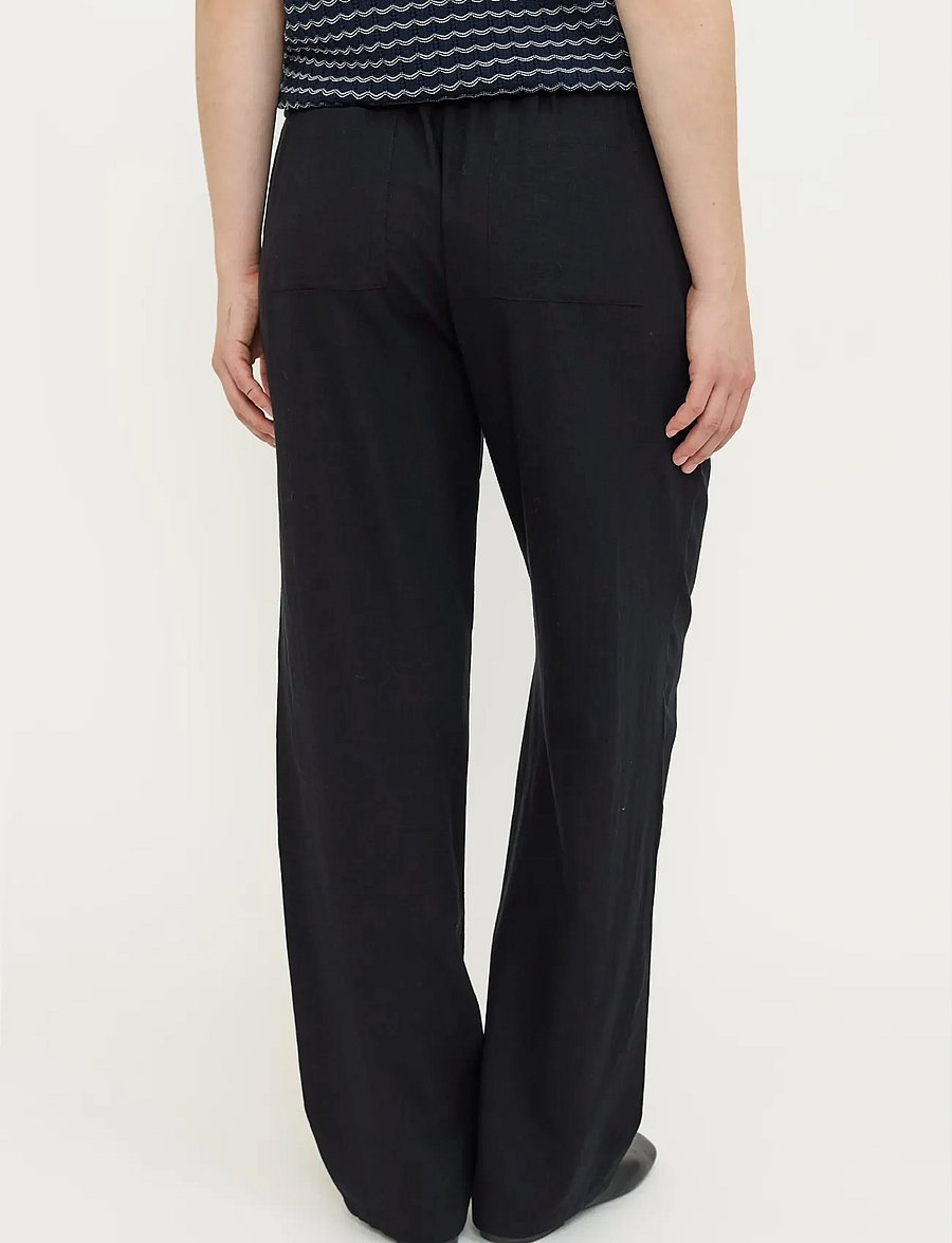 Soft Rebels - SRYindi Pant - hose mit geradem bein - black - 3