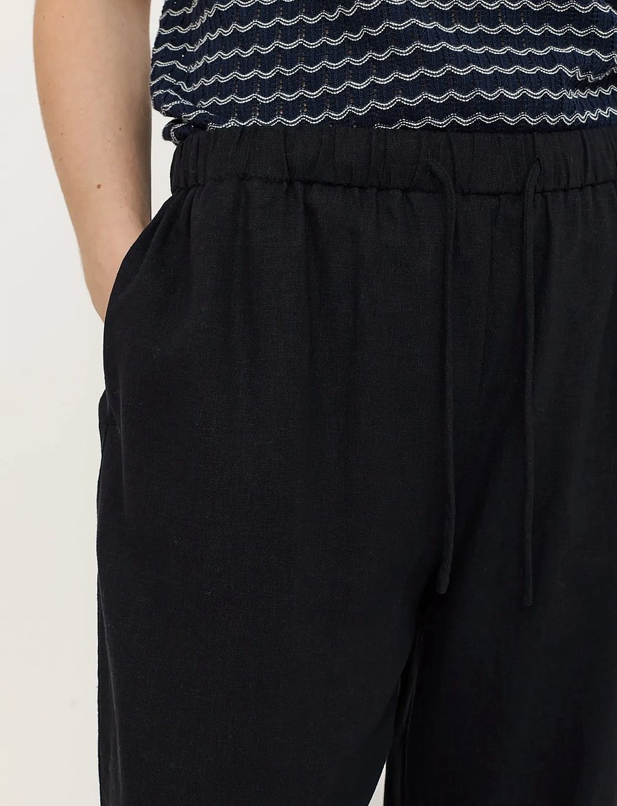 Soft Rebels - SRYindi Pant - hose mit geradem bein - black - 4
