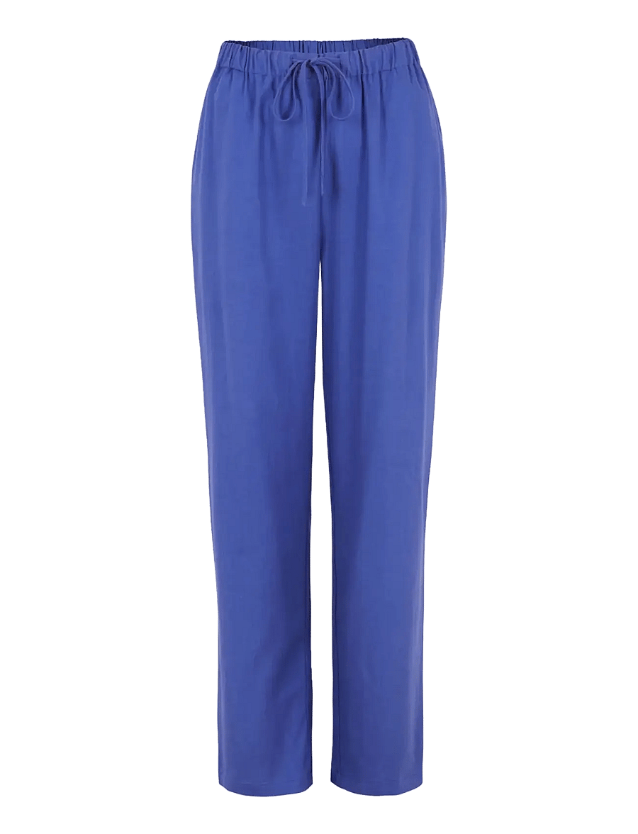 Soft Rebels - SRYindi Pant - tiesaus kirpimo kelnės - deep ultramarine - 1
