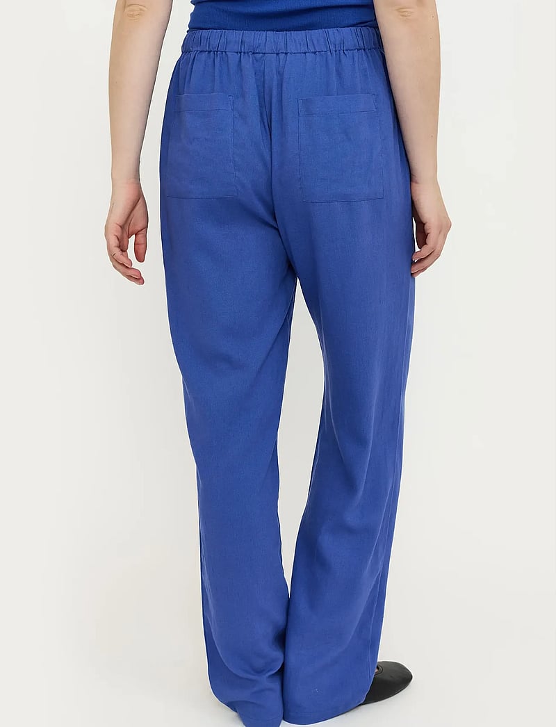 Soft Rebels - SRYindi Pant - raka byxor - deep ultramarine - 3