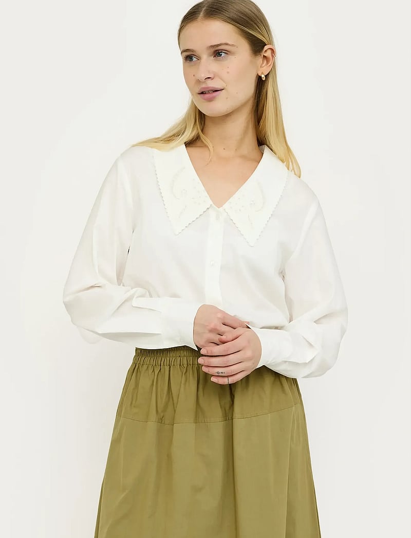 Soft Rebels - SRVernon Shirt - langärmlige hemden - snow white - 0