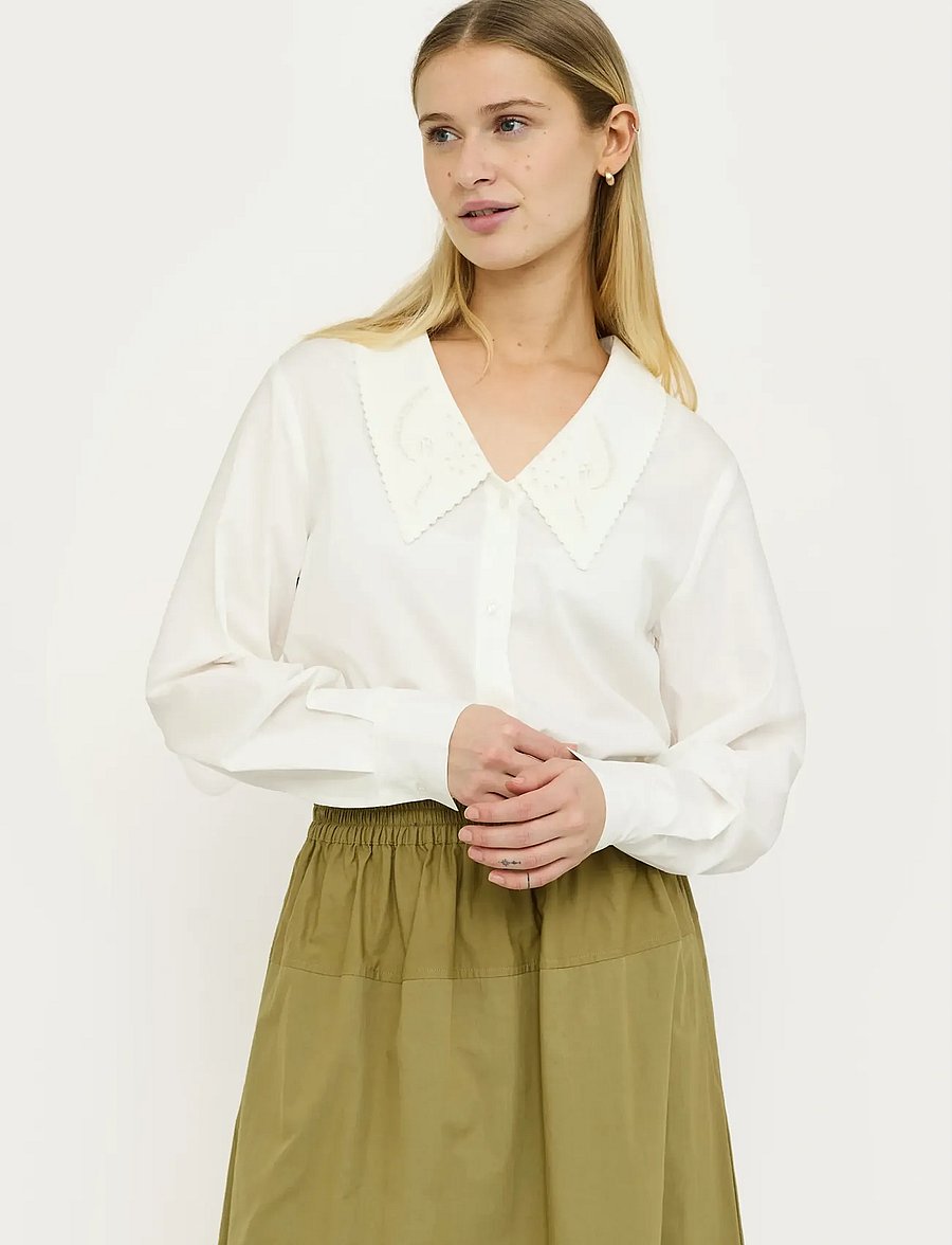 Soft Rebels - SRVernon Shirt - langärmlige hemden - snow white - 0