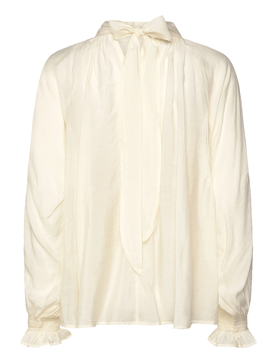 Soft Rebels - SRRachel Frill Blouse - långärmade blusar - arctic wolf - 2