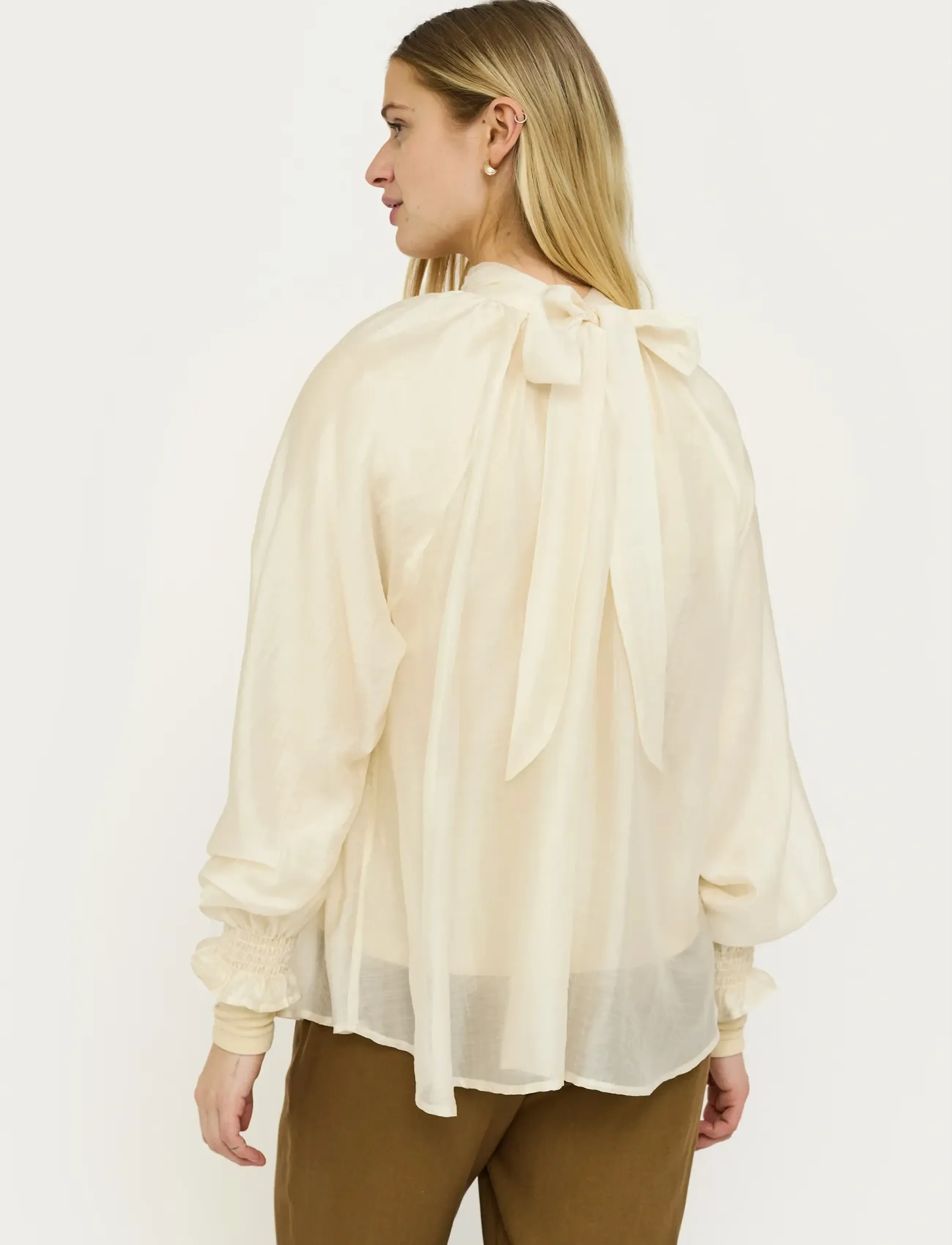 Soft Rebels - SRRachel Frill Blouse - blouses met lange mouwen - arctic wolf - 3