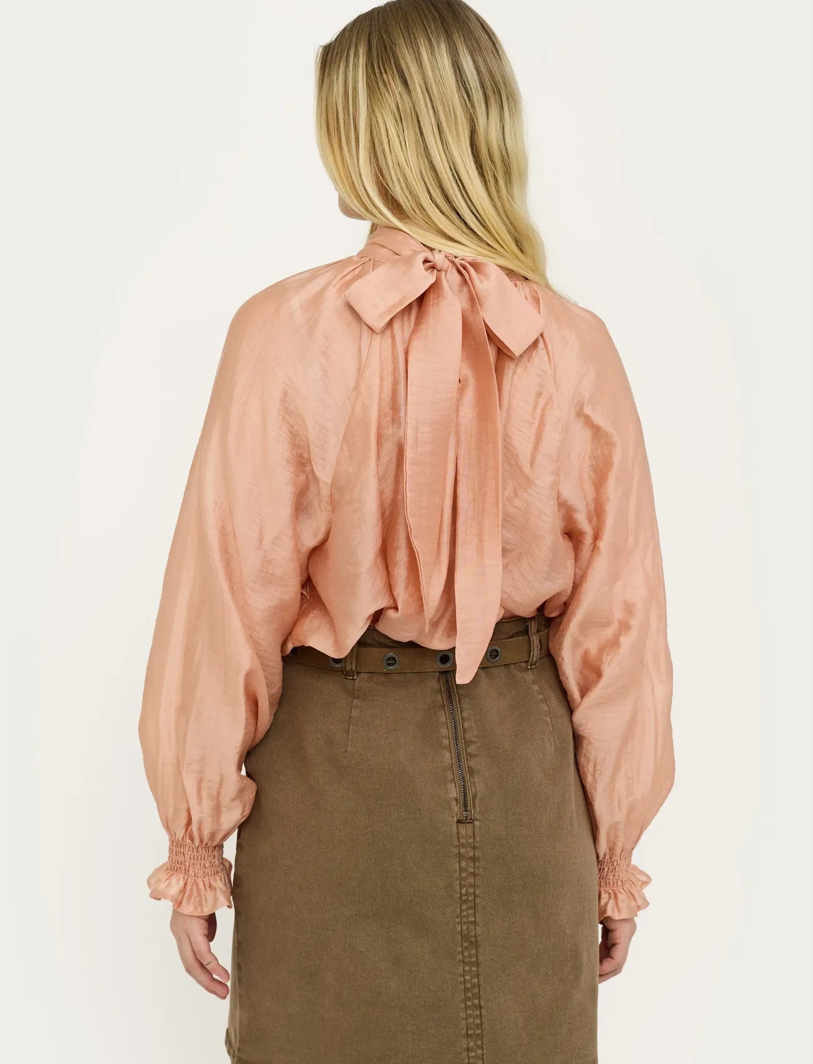 Soft Rebels - SRRachel Frill Blouse - pikkade varrukatega pluusid - cafe crÉme - 3
