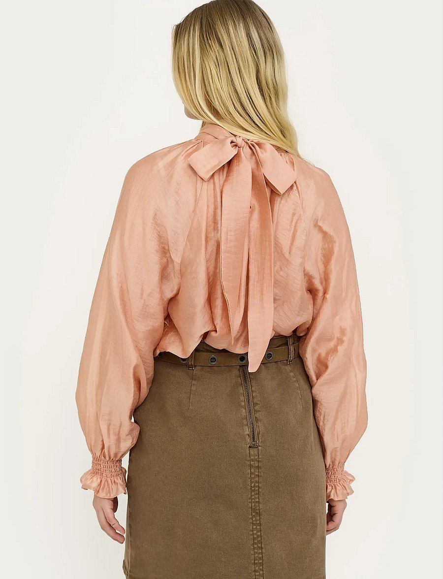 Soft Rebels - SRRachel Frill Blouse - langærmede bluser - cafe crÉme - 3