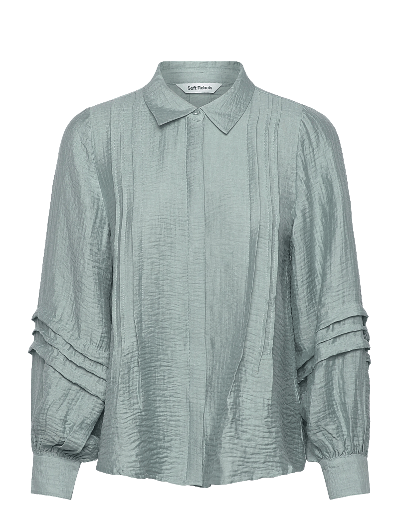 Soft Rebels - SRCelyse Shirt - långärmade skjortor - abyss - 1