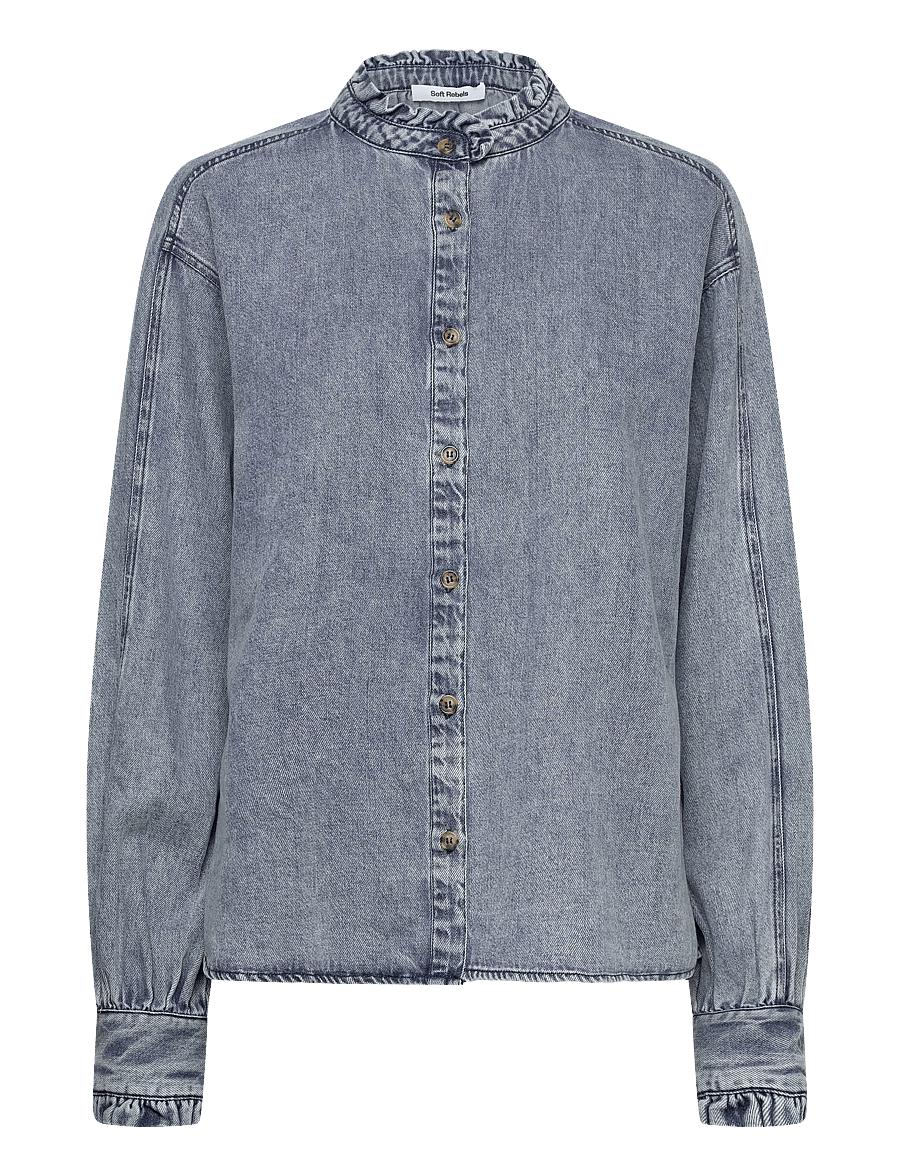 Soft Rebels - SRZora Shirt - jeanshemden - 502 light denim blue - 1