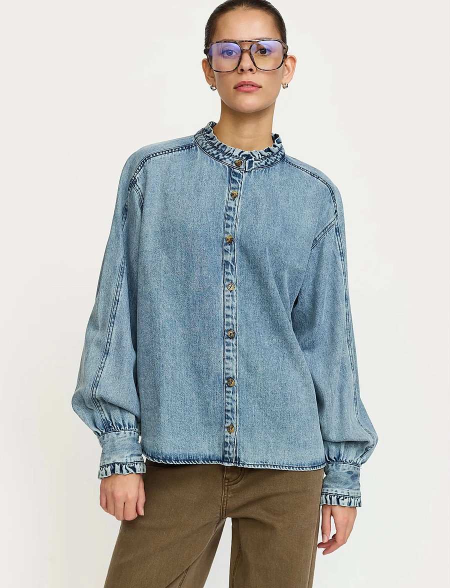 Soft Rebels - SRZora Shirt - jeanshemden - 502 light denim blue - 0
