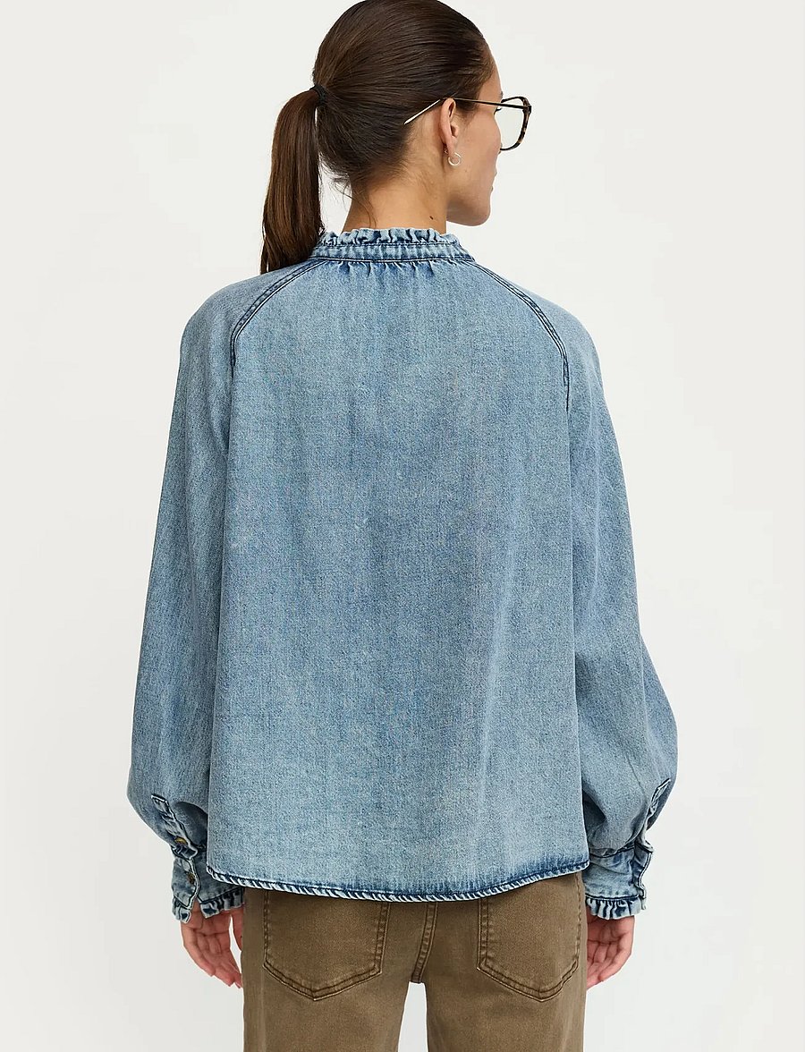 Soft Rebels - SRZora Shirt - jeanshemden - 502 light denim blue - 3